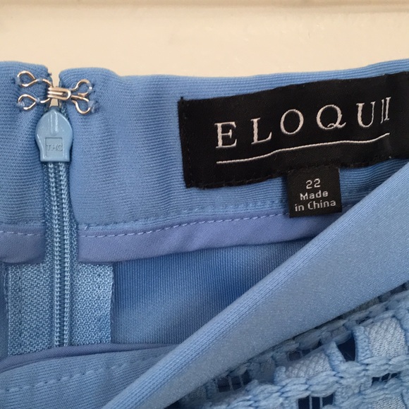 Light blue ELOQUII skirt. Size 22 - Picture 3 of 3